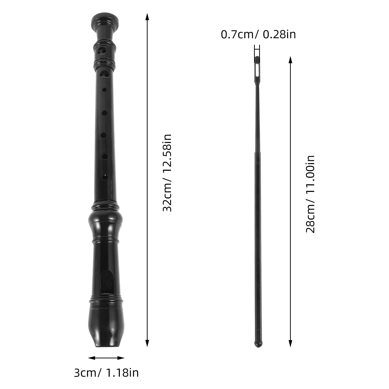초보자와 학생을 위한 미니 소프라노 리코더, 8홀 AB - Soprano Recorder Plastic 리뷰 및 가격