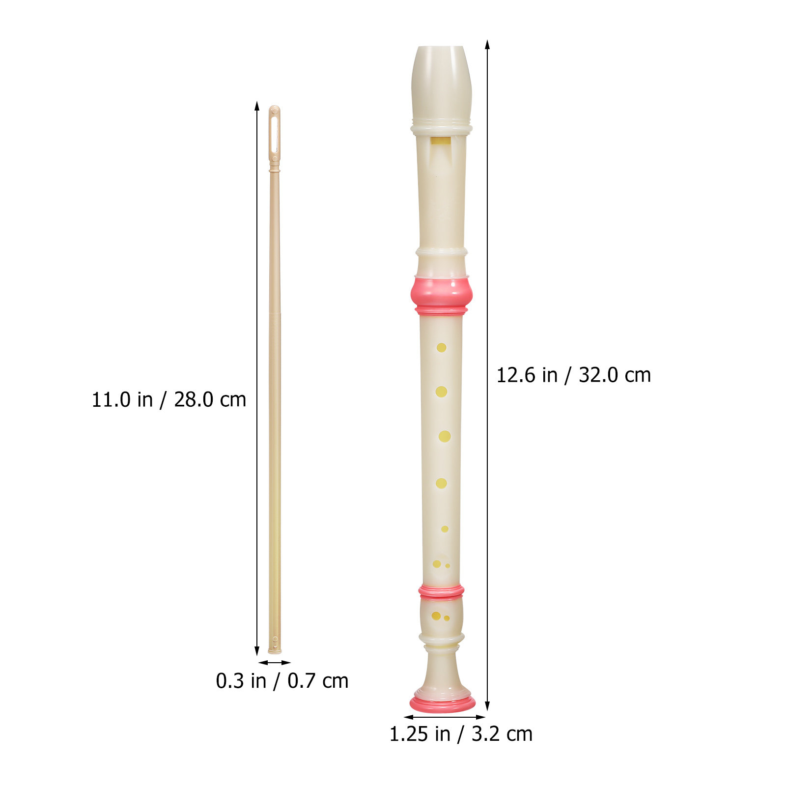 2개 세트, 고음역 소프라노 리코더, 8홀, 플라스틱  - Soprano Recorder Plastic 리뷰 및 가격